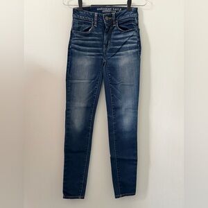 American Eagle Outfitters Women's Dark Wash Skinny Jeans